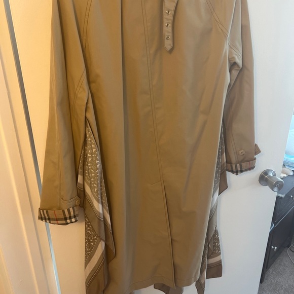 Women's BURBERRY London Long Trench Coat Double Breasted Jacket ENGLAND US 6 - Picture 8 of 13